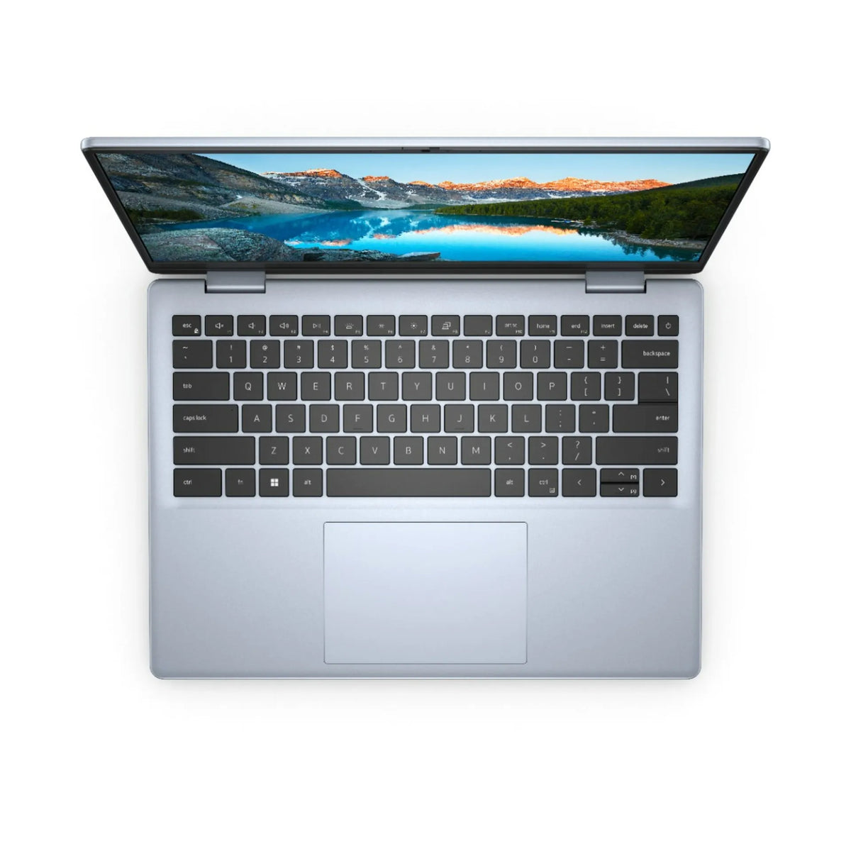 Dell Inspiron 14 Plus Laptop, 14 inches, Intel Core Ultra 7 155H Processor, 16 GB RAM, 1 TB SSD, Intel Arc Graphics, Windows 11, English-Arabic Keyboard, Ice Blue