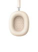 Inner ear cup mesh and soft padding of Starlight Apple AirPods Max headphones
