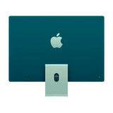 Clean rear look of green Apple iMac 24-inch showing back casing and logo