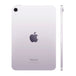 Purple iPad mini back view showcasing anodized finish