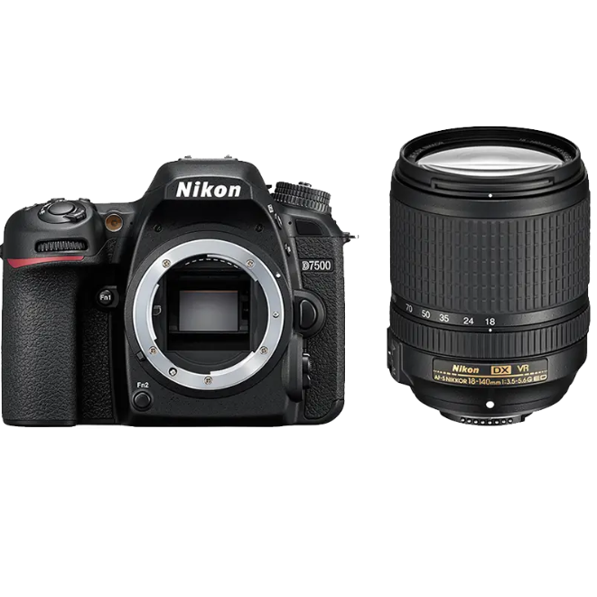نيكون D7500 مع AF-S DX 18-140mm f/3.5-5.6G ED VR