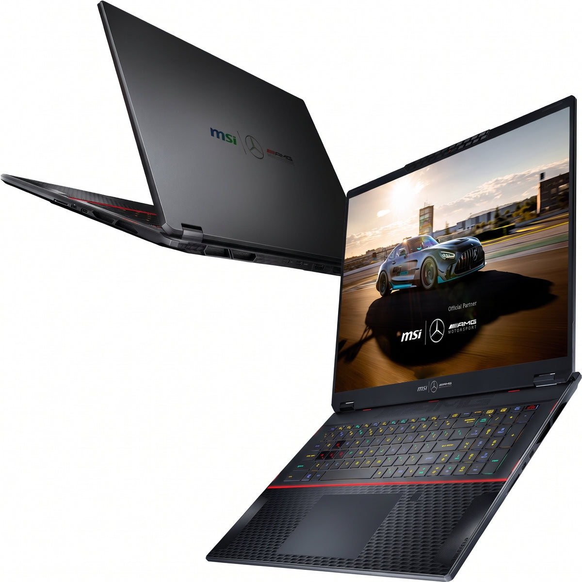 MSI Stealth 18 Mercedes-AMG Motorsport Gaming Laptop, 18" UHD+ 120Hz, Intel Core Ultra 9-185H, 32GB DDR5, 2TB SSD, NVIDIA GeForce RTX 4080 12GB, RGB Backlit ENG-ARB K/B, Win11, Midnight Black