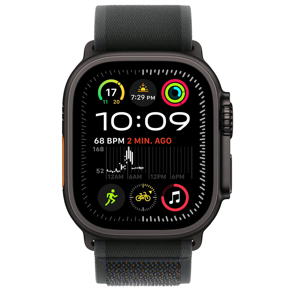Apple Watch Ultra 2, GPS+Cellular, 49mm, Black Titanium Case