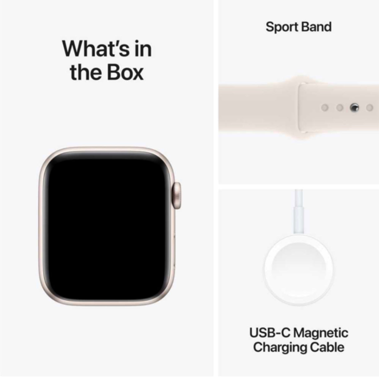 Apple Watch SE (2024) 40mm GPS Sport Band