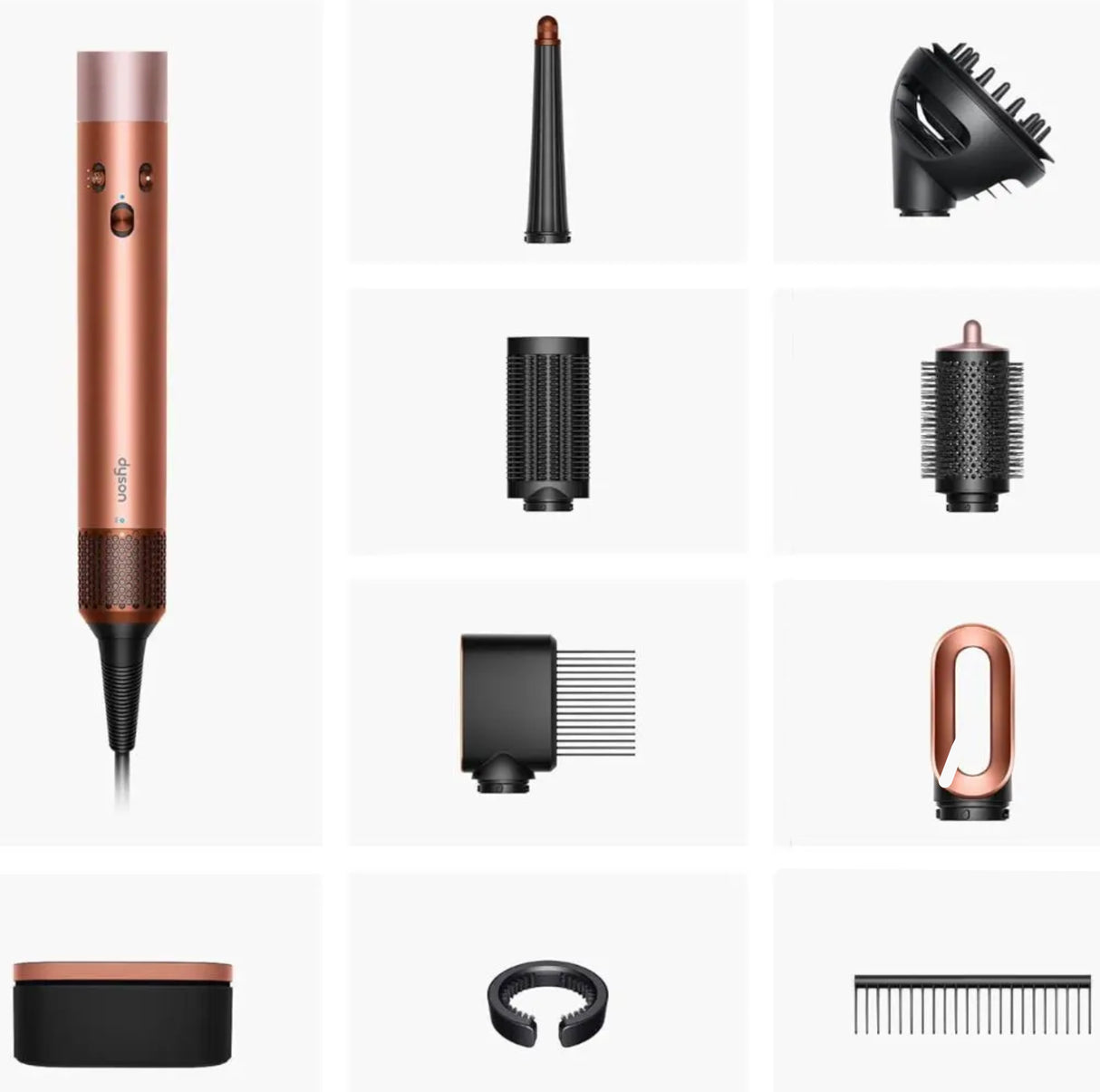 Dyson Airwrap i.d.™ multi-styler and dryer Curly+Coily (Amber Silk)