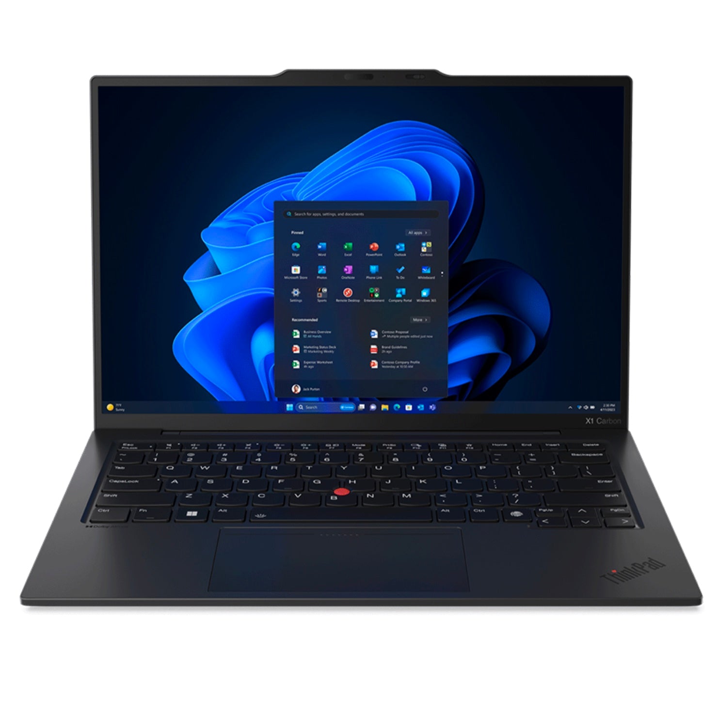 Lenovo ThinkPad X1 Carbon Gen 12 14" with Intel® Core™ Ultra 7 and 32GB RAM, 1TB SSD, 21KC000MUS