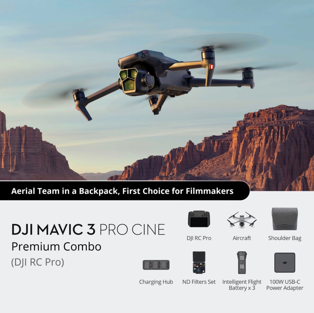 DJI Mavic 3 Pro Cine Premium Combo (DJI RC Pro)