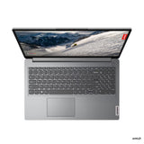 Lenovo IdeaPad 1 15AMN7 Laptop, 15.6" FHD IPS Display, AMD Ryzen 5 7520U, 8GB RAM, 512GB SSD, AMD Radeon 610M Graphics, Non-Backlit Arabic K/B, Windows 11 Home, Cloud Grey
