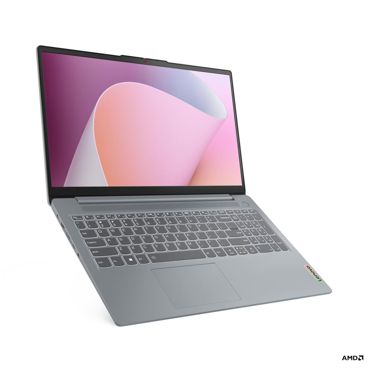Lenovo IdeaPad Slim 3 15ABR8 Laptop, 15.6" FHD IPS Display, AMD Ryzen 7 7730U, 16GB RAM, 512GB SSD, AMD Radeon Graphics, English-Arabic Keyboard, Windows 11 Home, Arctic Grey