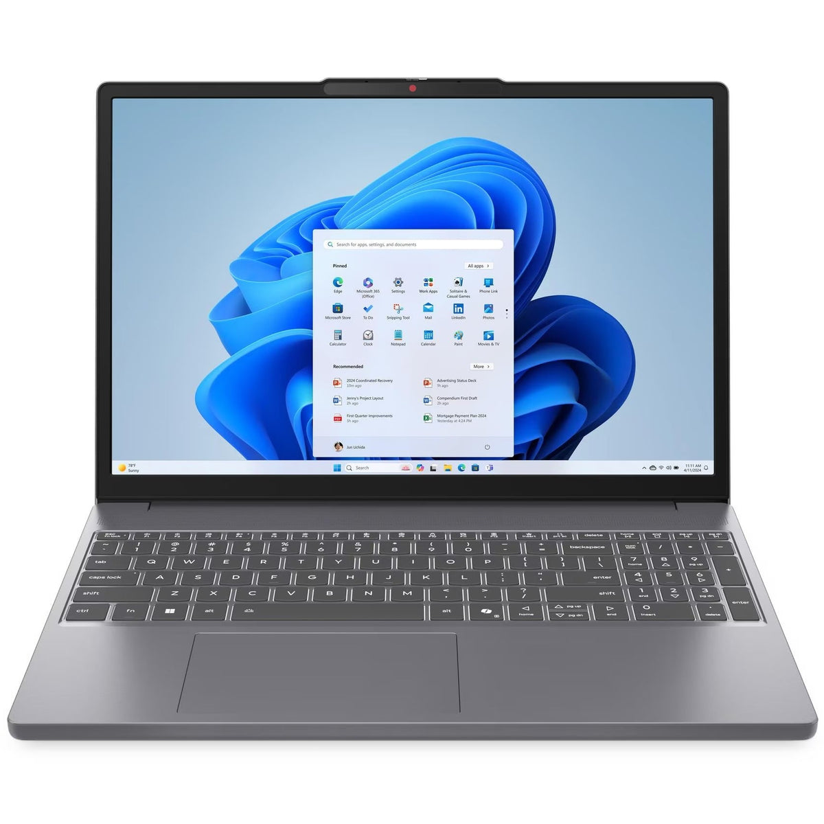 Lenovo IdeaPad Slim 3 15IRH10 Laptop, 15.3" WUXGA IPS Display, Intel Core i5-13420H Processor, 16GB RAM, 1TB SSD, Intel UHD Graphics, English-Arabic Keyboard, Win11Home, Luna Grey