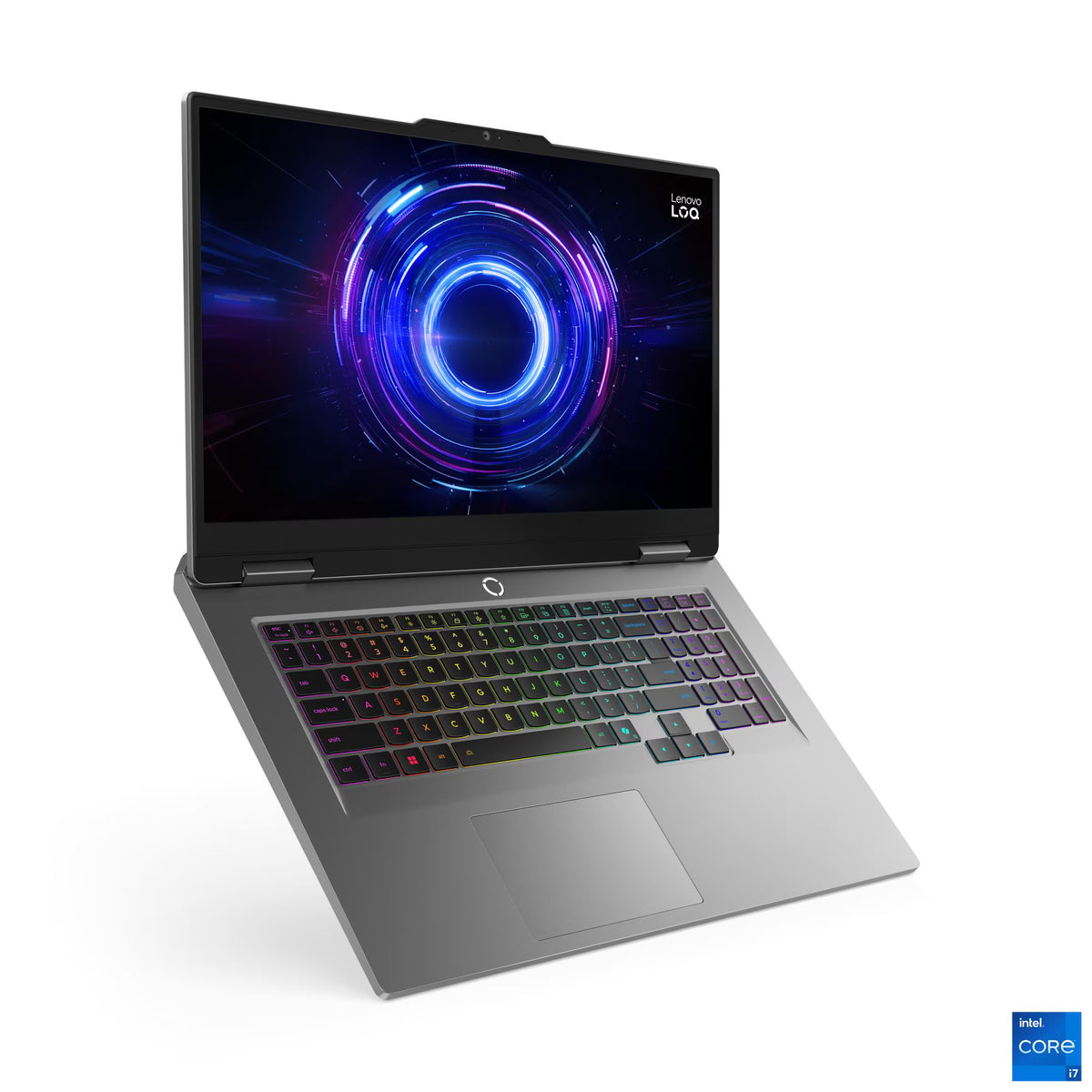 Lenovo LOQ 17IRX10 Gaming Laptop, 17.3" FHD IPS 165Hz Display, Intel Core i7-14700HX, 16GB RAM, 512GB SSD, GeForce RTX 5060 8GB GPU, English-Arabic K/B, No OS, Luna Grey