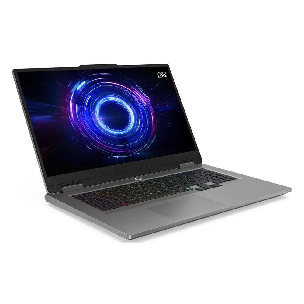 Lenovo LOQ 17IRX10 Gaming Laptop, 17.3" FHD IPS 165Hz Display, Intel Core i7-14700HX, 16GB RAM, 512GB SSD, GeForce RTX 5060 8GB GPU, English-Arabic K/B, No OS, Luna Grey