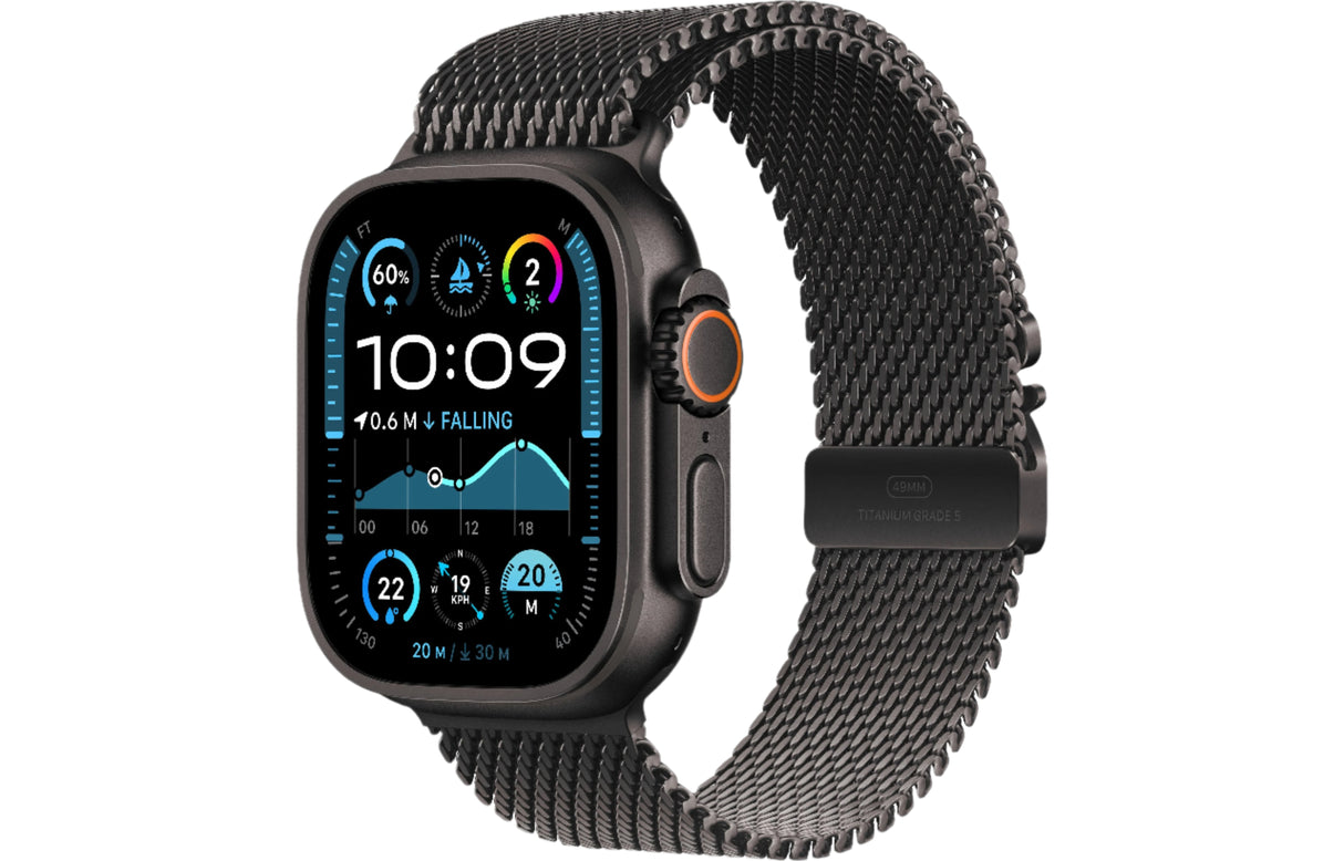 Apple Watch Ultra 2 Milanese Loop, Black