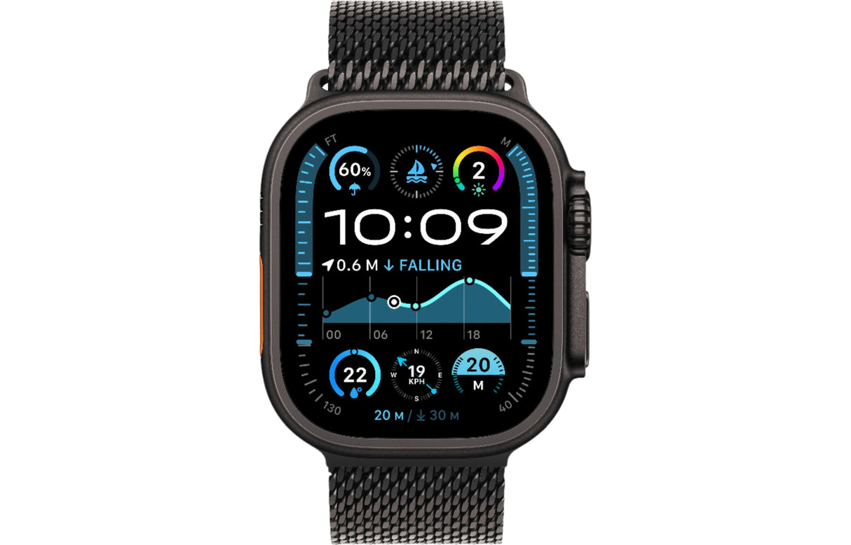 Apple Watch Ultra 2 Milanese Loop, Black