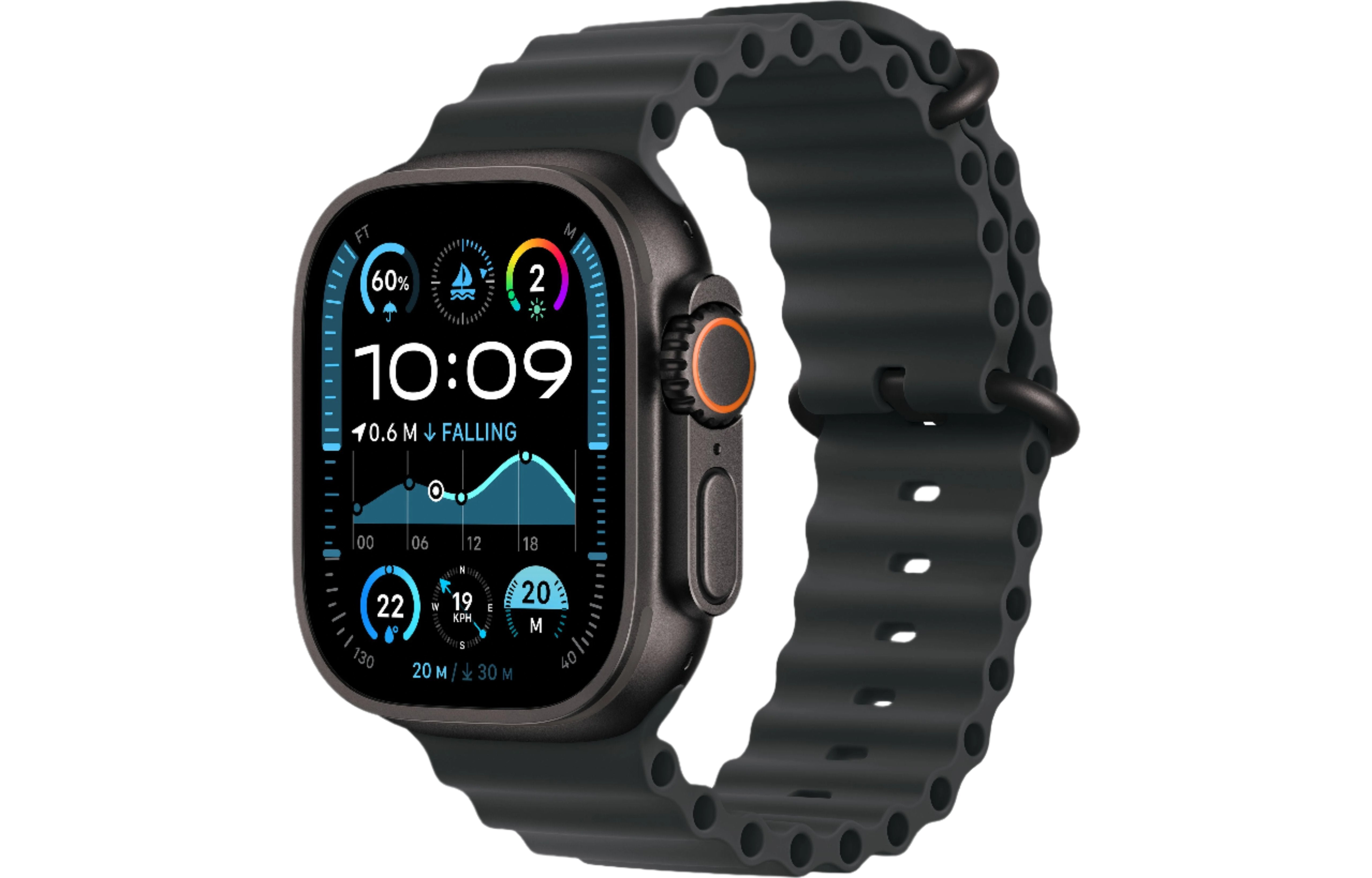 Apple Watch Ultra 2 Ocean Band, Black