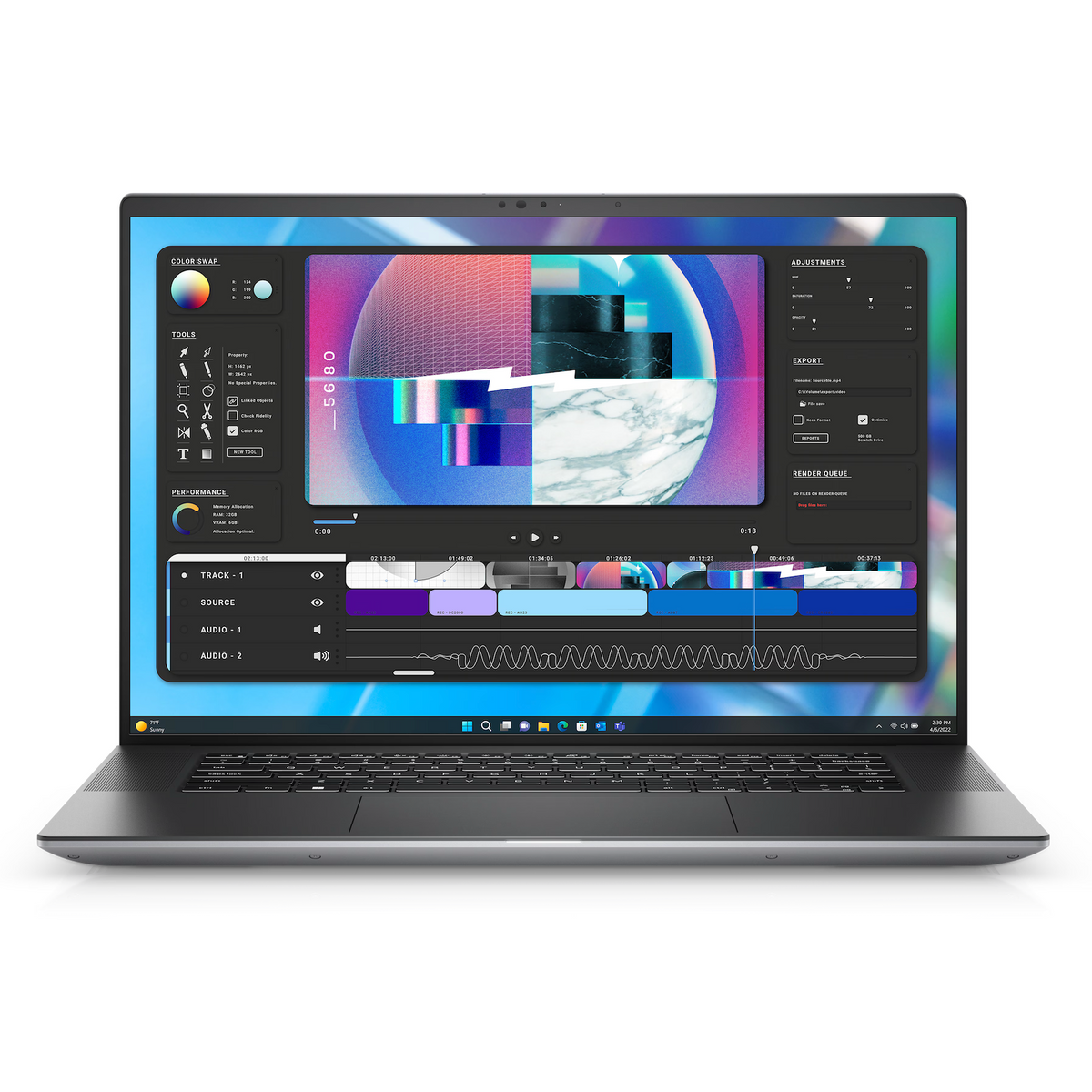 لابتوب ألعاب Dell Alienware Aurora AC16250 Intel® Core™ 7-240H Series 2, 10 cores, Windows 11 Home, NVIDIA® GeForce RTX™ 5050