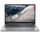 Lenovo IdeaPad 1 15AMN7 Laptop, 15.6" FHD IPS Display, AMD Ryzen 5 7520U, 8GB RAM, 512GB SSD, AMD Radeon 610M Graphics, Non-Backlit Arabic K/B, Windows 11 Home, Cloud Grey
