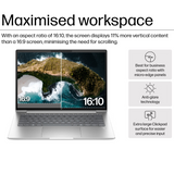 HP ProBook 440 G11 Laptop, 14" WUXGA IPS Display, Intel Core Ultra 5 125U, 16GB RAM, 512GB SSD, Intel Graphics, English Keyboard, No OS, Silver