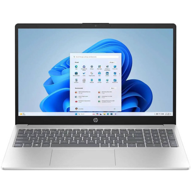 HP 15-fd0154wm Laptop, 15.6" FHD IPS Touch Display, Intel Core Ultra 5 125H, 8GB RAM, 512GB SSD, Intel Graphics. English Keyboard, Windows 11 Home, Silver
