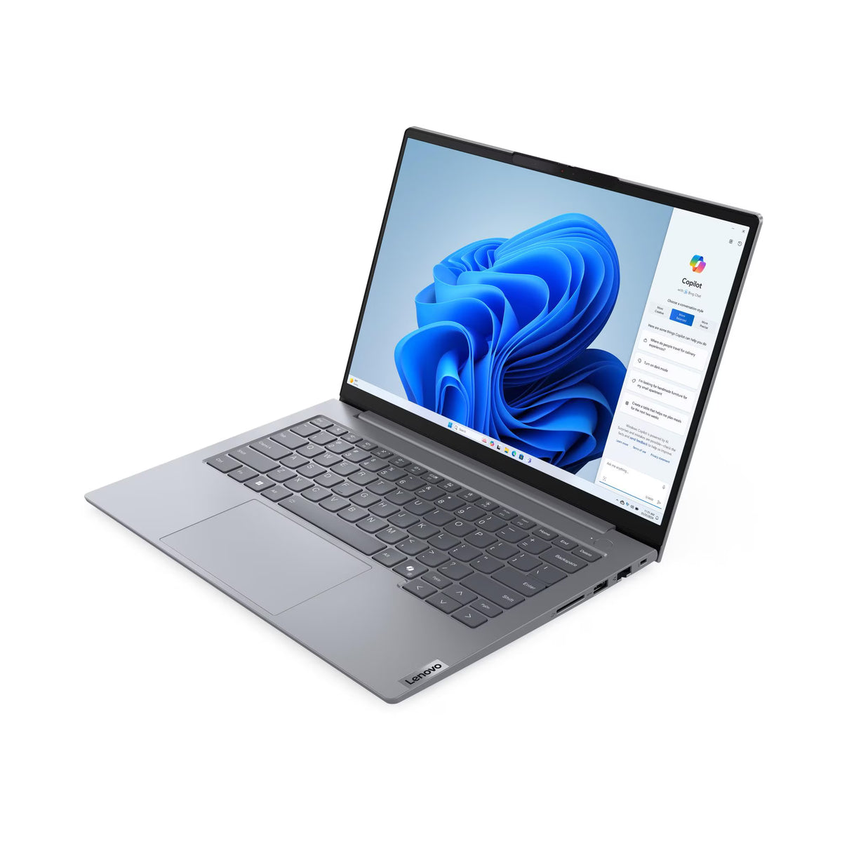 Lenovo ThinkBook 14 G7 IML Laptop, 14" WUXGA IPS Display, Intel Core Ultra 5 125U, 8GB RAM, 512GB SSD, Intel Graphics, English-Arabic Keyboard, No OS, Arctic Grey