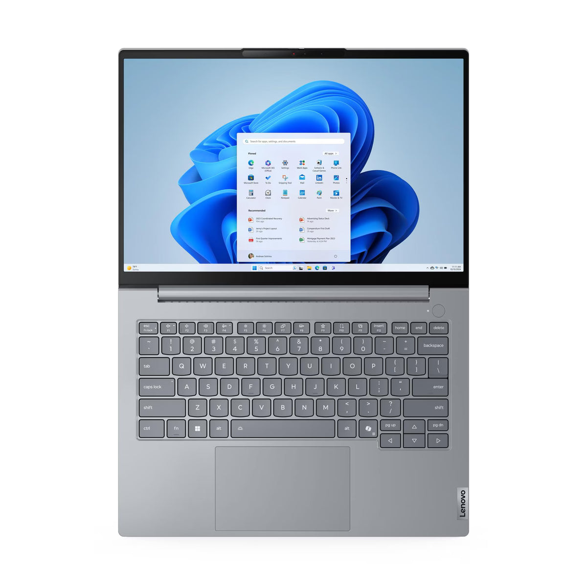 Lenovo ThinkBook 14 G8 IAL Laptop, 14" WUXGA IPS 60Hz Display, Intel Core Ultra 5 225U, 8GB RAM, 512GB SSD, Intel Graphics, English-Arabic Keyboard, No OS, Arctic Grey