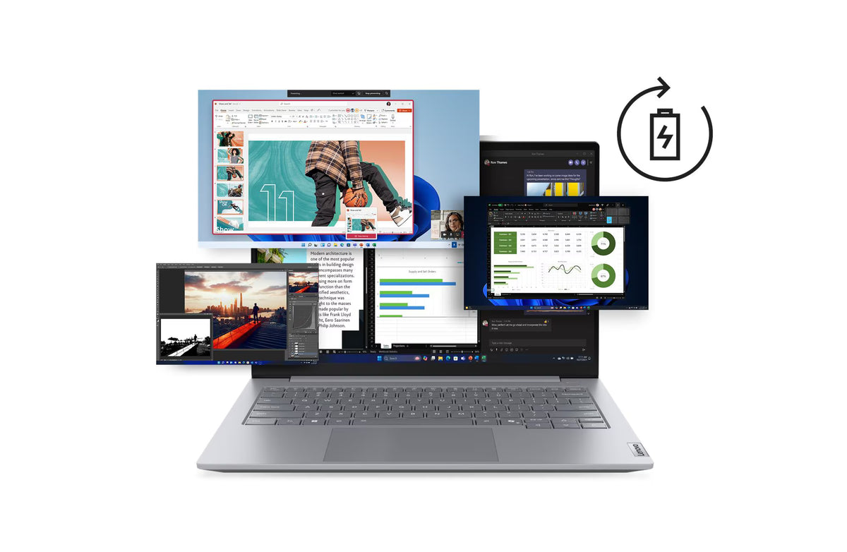 Lenovo ThinkBook 14 G8 IAL Laptop, 14" WUXGA IPS 60Hz Display, Intel Core Ultra 5 225U, 8GB RAM, 512GB SSD, Intel Graphics, English-Arabic Keyboard, No OS, Arctic Grey