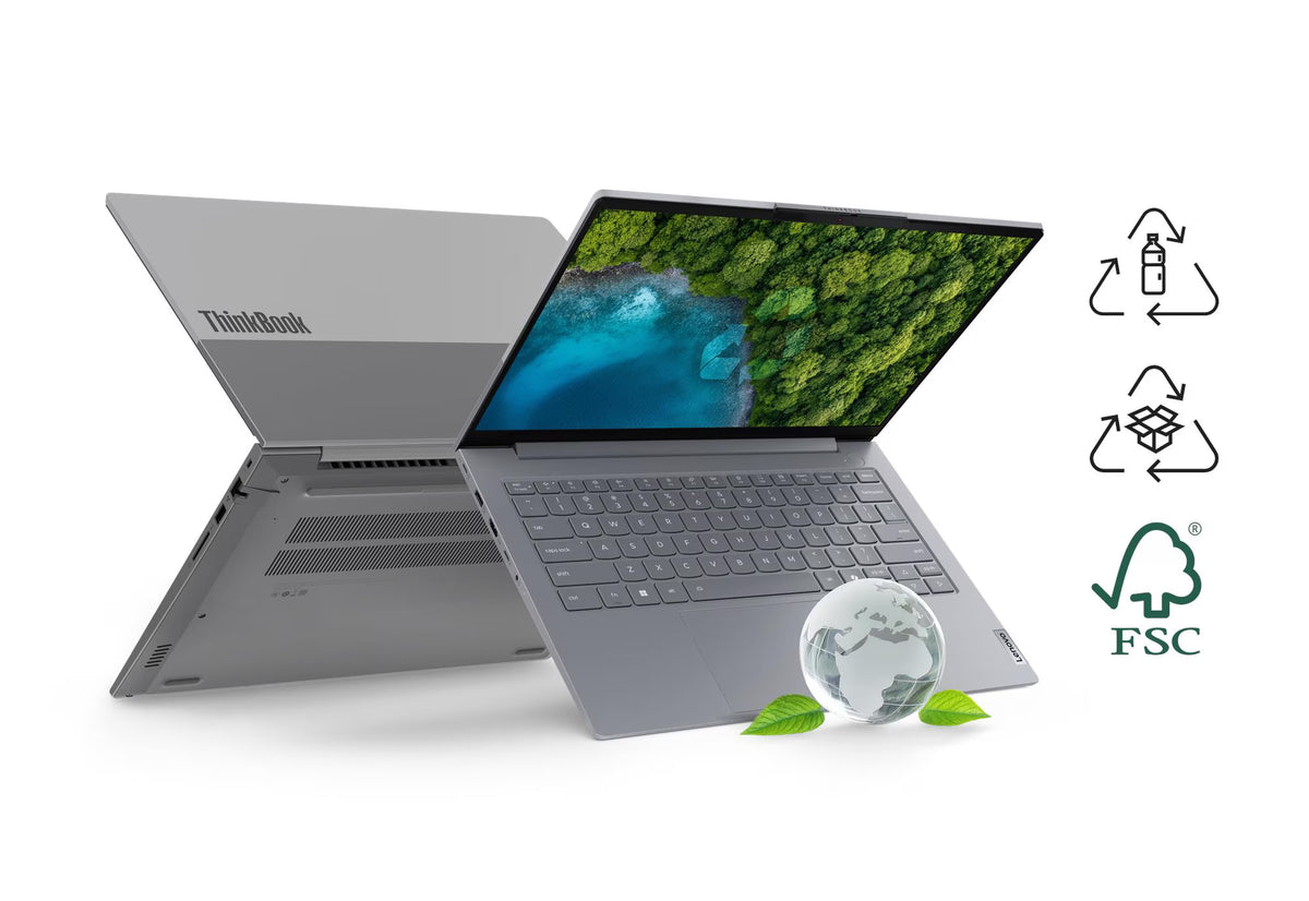 Lenovo ThinkBook 14 G8 IAL Laptop, 14" WUXGA IPS 60Hz Display, Intel Core Ultra 5 225U, 8GB RAM, 512GB SSD, Intel Graphics, English-Arabic Keyboard, No OS, Arctic Grey