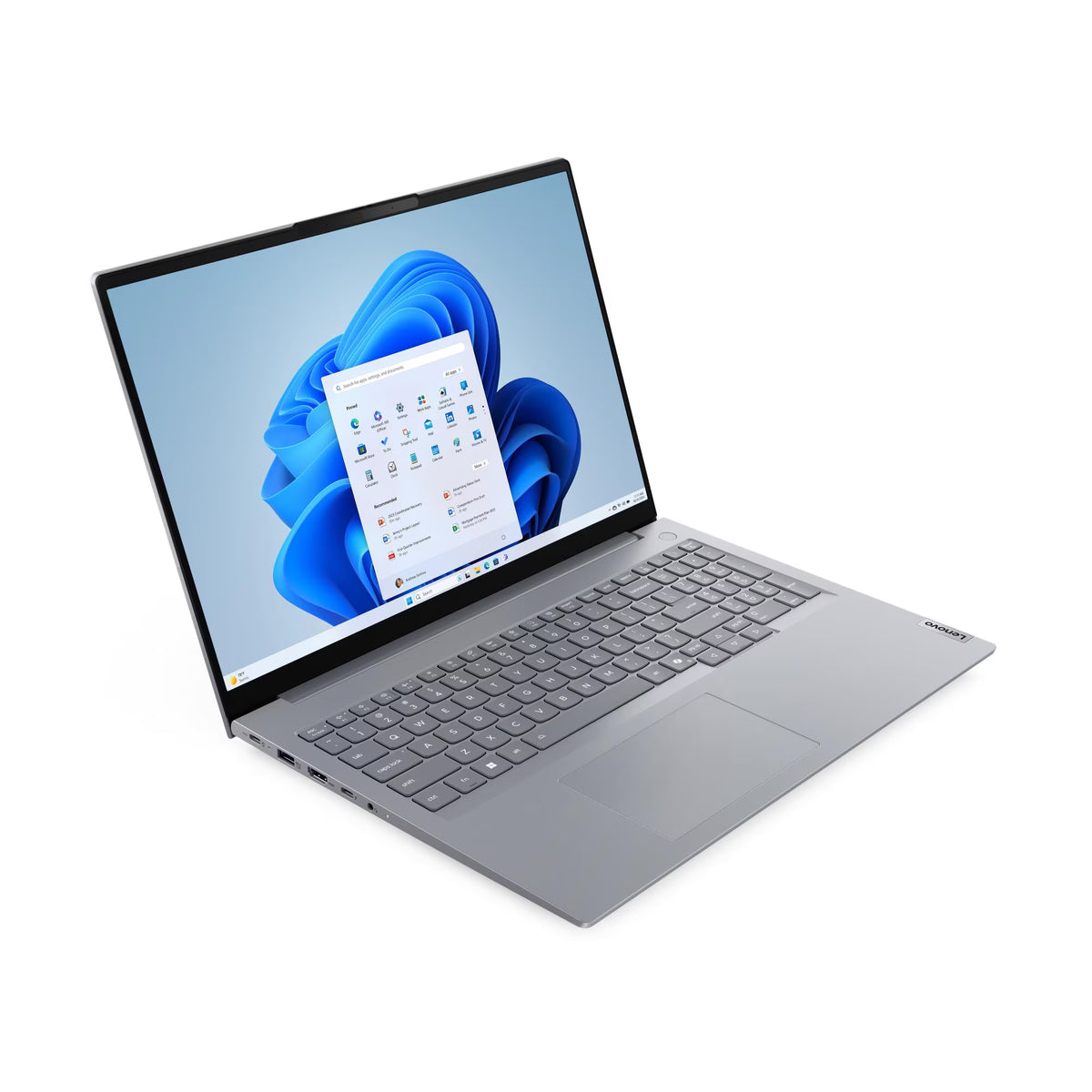Lenovo ThinkBook 16 G8 IAL Laptop, 16" WUXGA IPS 60Hz Display, Intel Core 7 255H, 16GB RAM, 512GB SSD, Intel Arc 140T Graphics, English (EU) Keyboard, No OS, Arctic Grey