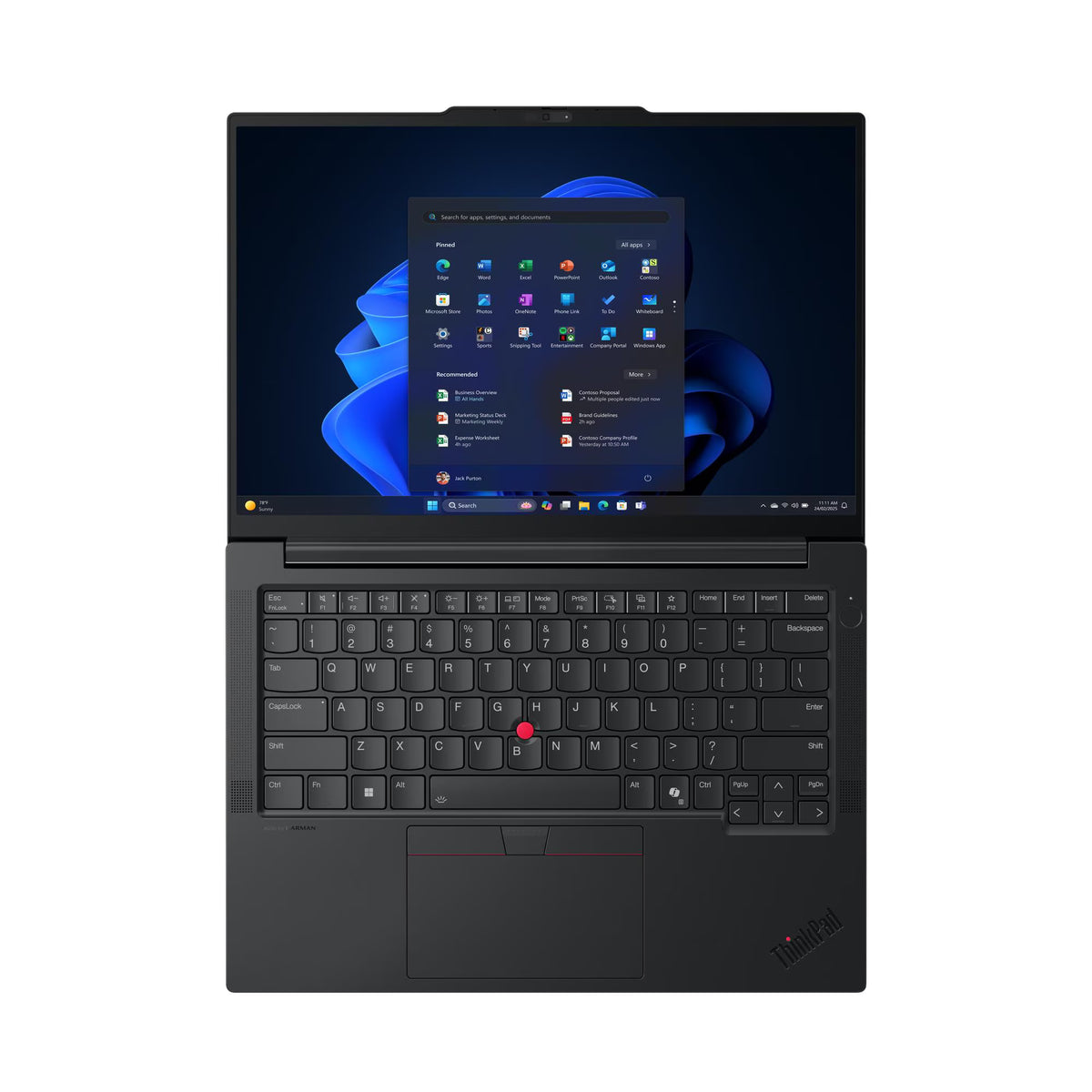 Lenovo ThinkPad E14 Gen 7 Laptop, 14" WUXGA IPS Display, Intel Core Ultra 7 255H Processor, 16GB RAM, 512GB SSD, Intel Arc 140T GPU, English-Arabic Backlit Keyboard, No OS, Black