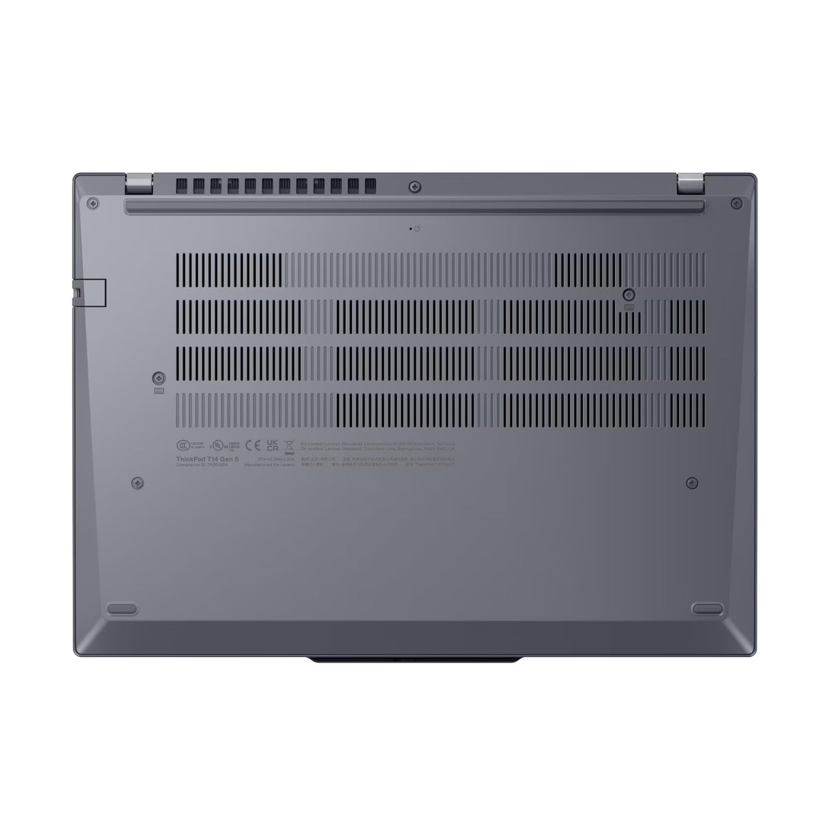 Lenovo ThinkPad T14 Gen 5 Laptop, 14" WUXGA IPS 60Hz Display, Intel Core Ultra 7 155U, 16GB RAM, 512GB SSD, Intel Graphics, English Keyboard, Windows 11 Pro, Grey