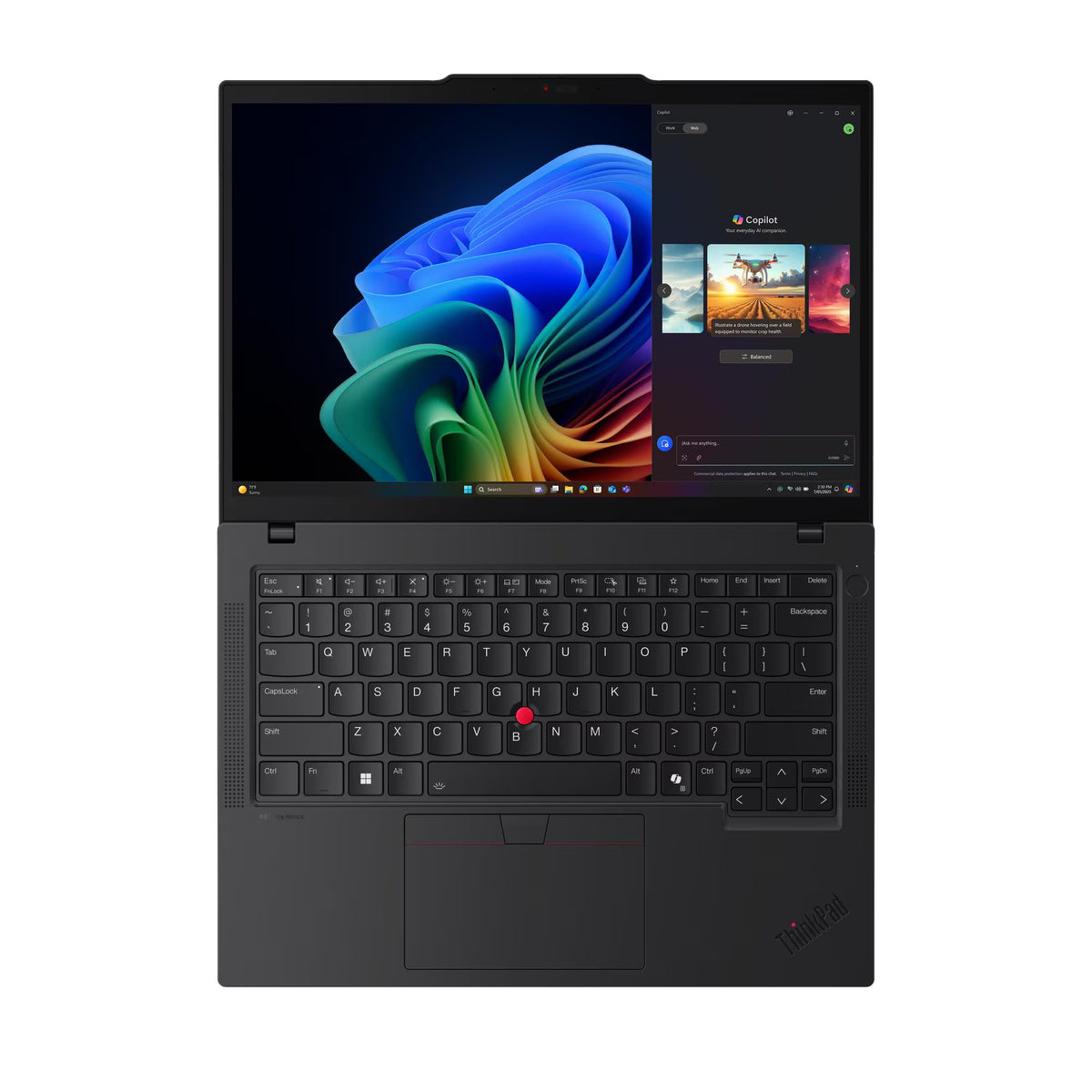 Lenovo ThinkPad T14s Gen 6 Laptop, 14" WUXGA IPS 60Hz Display, Intel Core Ultra 7 255U, 16GB RAM, 1TB SSD, Intel Graphics, English-Arabic K/B, Win11Pro, Eclipse Black