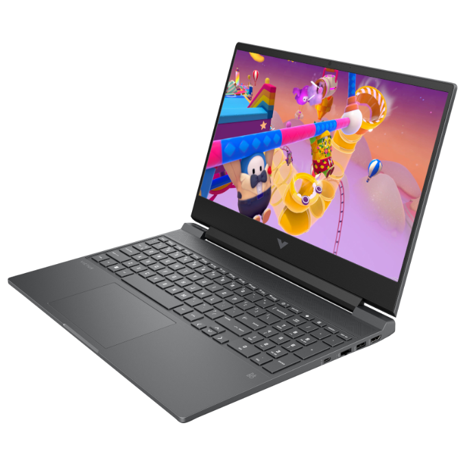 HP Victus Gaming Laptop 15-fb3010ne, Windows 11 Home, 15.6", AMD Ryzen™ 7, 16GB RAM, 512GB SSD, NVIDIA® GeForce RTX™ 3050, FHD, English-Arabic K/B, Mica silver
