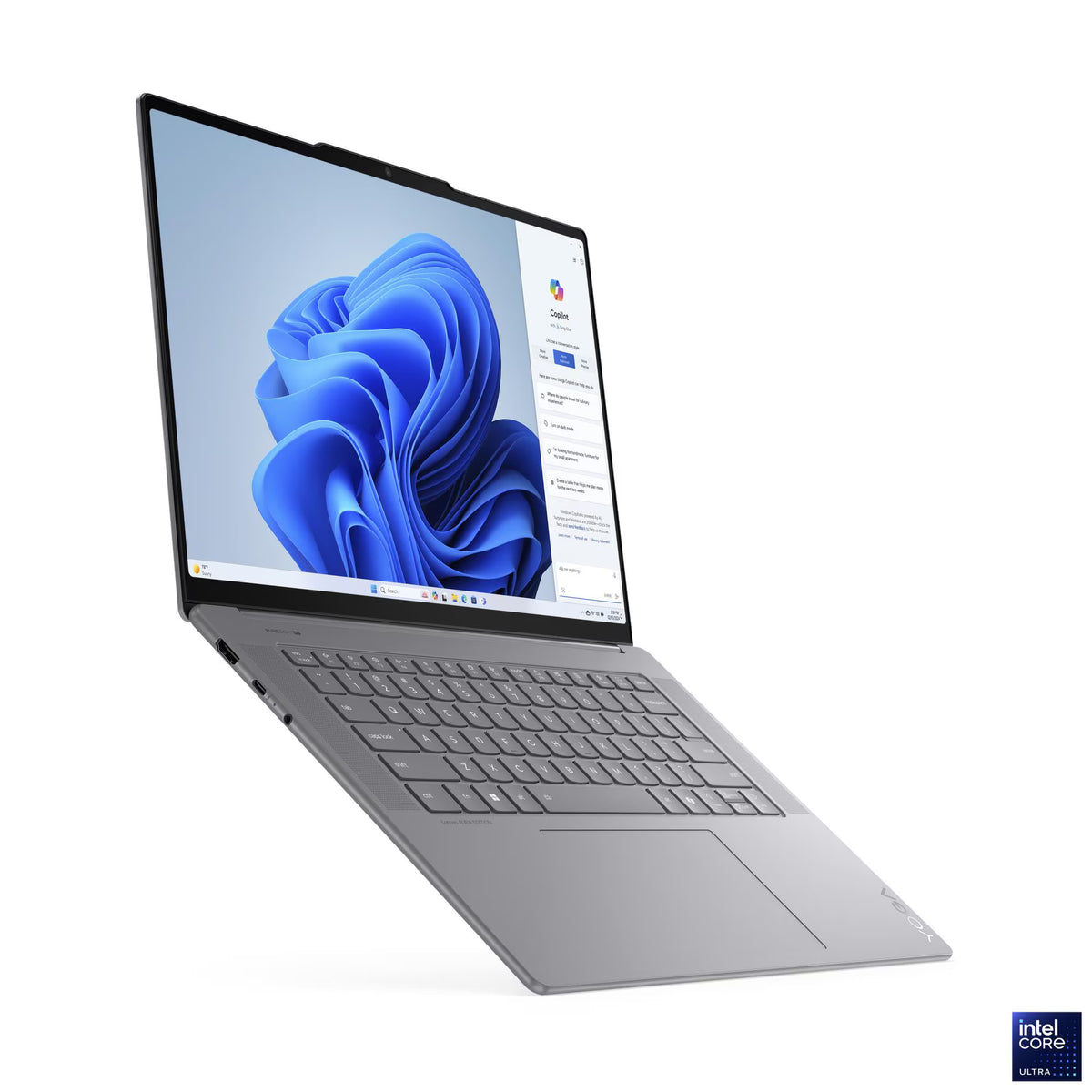 Lenovo Yoga Slim 7 15ILL9 Laptop, 15.3" 2.8K WQXGA+ IPS Touch Display, Intel Core Ultra 7 256V, 16GB RAM, 1TB SSD, Intel Arc Graphics 140V, English Backlit Keyboard, Windows 11, Luna Grey