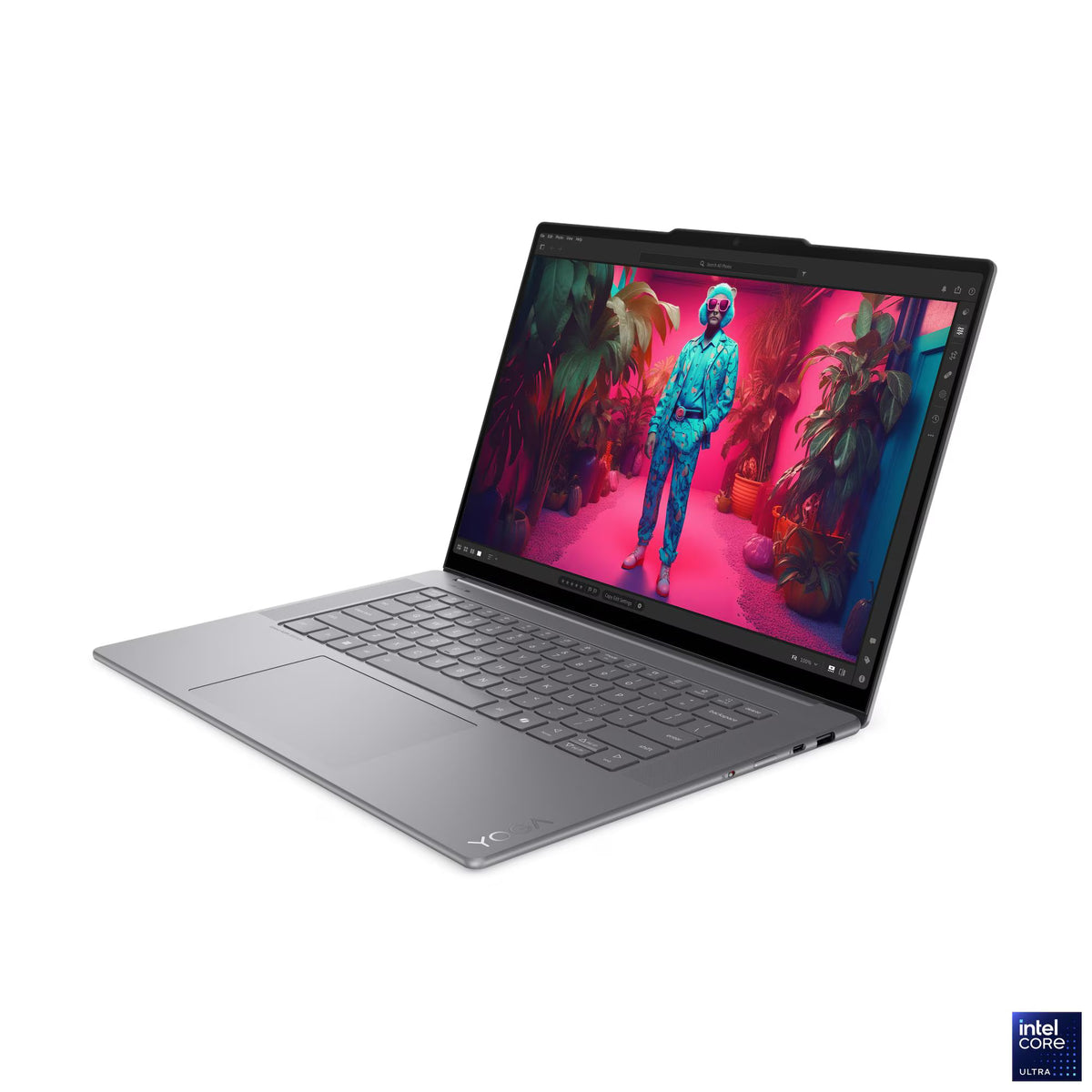 Lenovo Yoga Slim 7 15ILL9 Laptop, 15.3" 2.8K WQXGA+ IPS Touch Display, Intel Core Ultra 7 256V, 16GB RAM, 1TB SSD, Intel Arc Graphics 140V, English Backlit Keyboard, Windows 11, Luna Grey