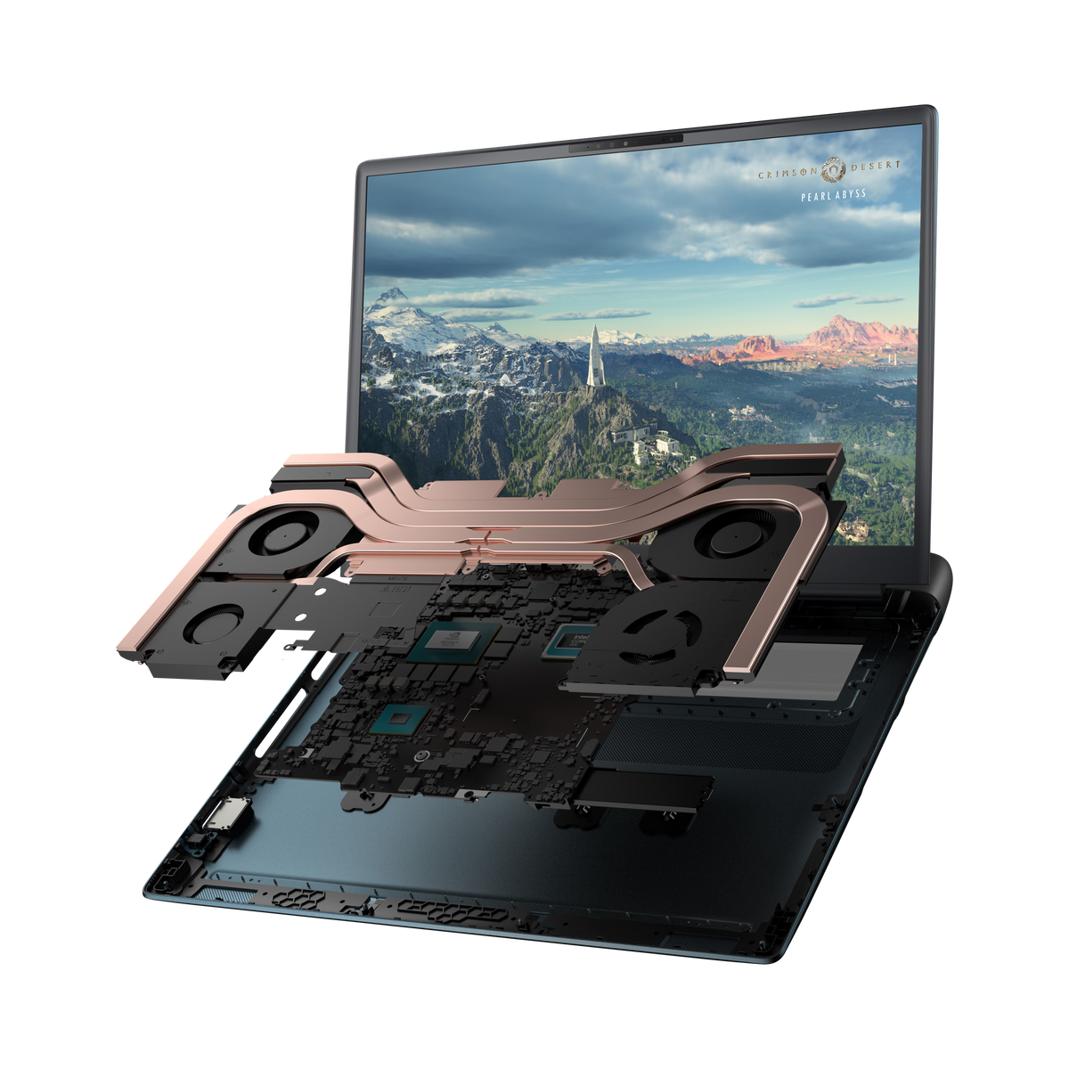 لابتوب ألعاب Dell Alienware Aurora AC16250 Intel® Core™ 7-240H Series 2, 10 cores, Windows 11 Home, NVIDIA® GeForce RTX™ 5050
