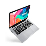 MSI Modern 14 F13MG Laptop, 14" FHD IPS Display, Intel Core i5-1335U Processor, 8GB RAM, 512GB SSD, Intel Iris Xe Graphics, English-Arabic Keyboard, Windows 11 Home, Silver