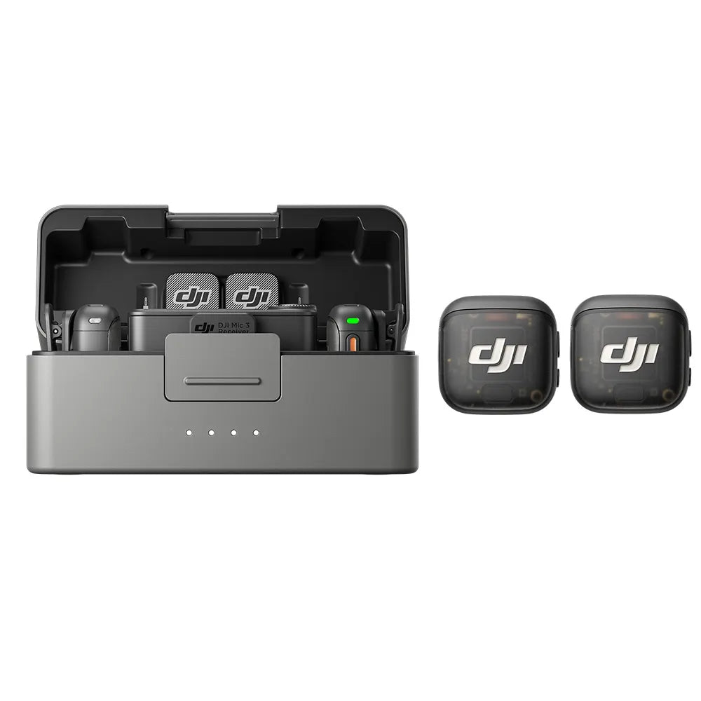 DJI Mic 3 Wireless Microphone Kit (2 TX + 1 RX + Charging Case)