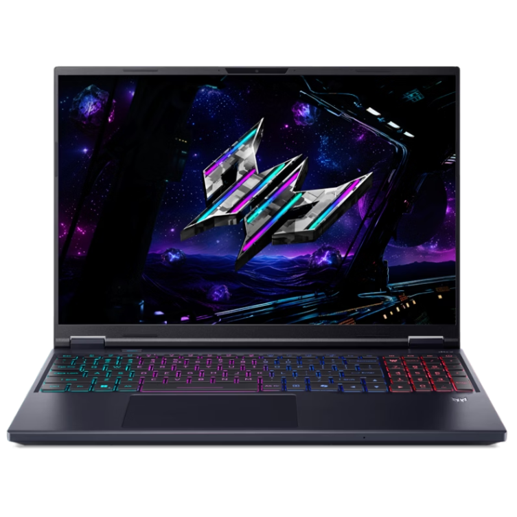 Acer Predator Helios Neo 16 AI Gaming Laptop, 16" OLED 240Hz Display, Intel Core Ultra 9 275HX, 64GB RAM, 2TB SSD, NVIDIA GeForce RTX 5070 Ti 12GB, ENG K/B, Win11, Black