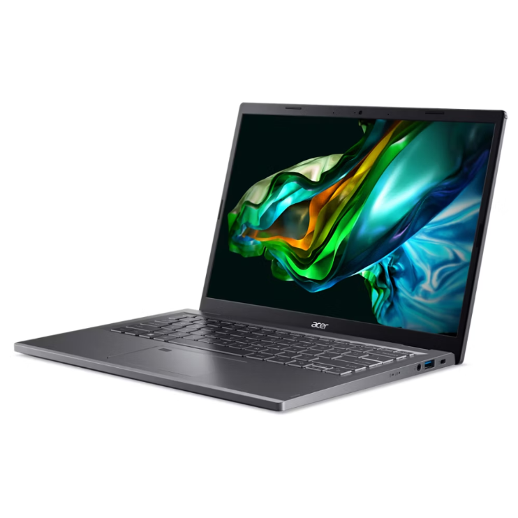 Acer Aspire 5 Laptop, 14" WUXGA IPS 60Hz Display, Intel Core i5-1335U, 8GB/512GB, Intel Iris Xe Graphics, English-Arabic Keyboard, Windows 11 Home, Iron