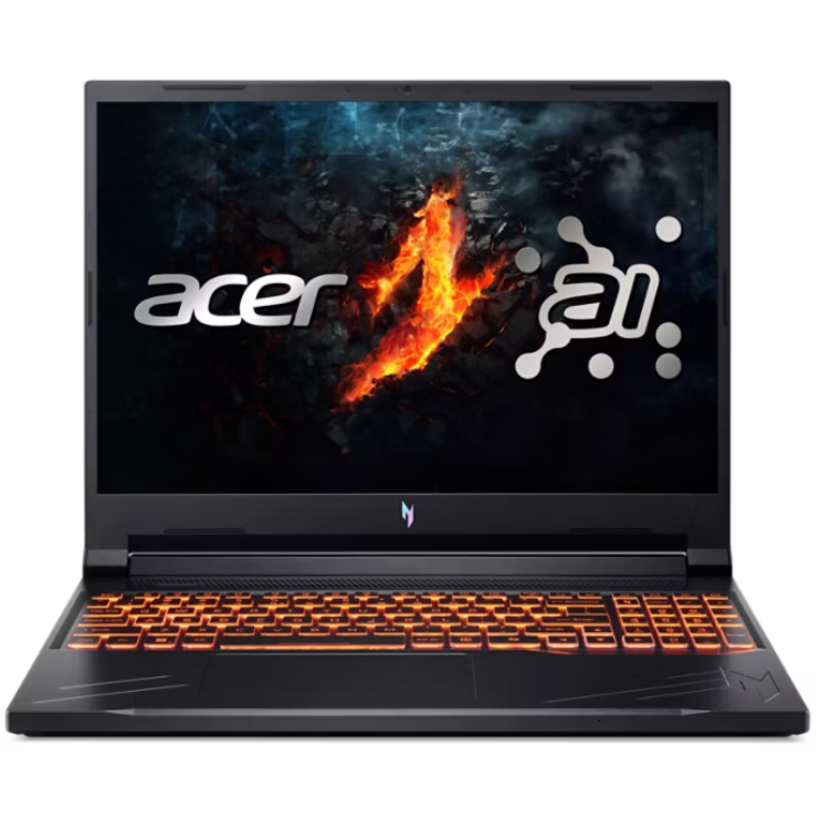 Acer Nitro V 16 Gaming Laptop, 16" WUXGA IPS 165Hz Display, Intel Core i7-14650HX, 16GB RAM, 512GB SSD, GeForce RTX 4050 6GB Graphics, English-Arabic K/B, Win11, Black