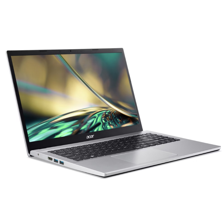 Acer Aspire 3 Laptop, 15.6" FHD IPS ComfyView Display, Intel Core i5-1235U 4.40GHz, 8GB/512GB, Intel Iris XE Graphics, English Keyboard, Win 11 Home, Silver