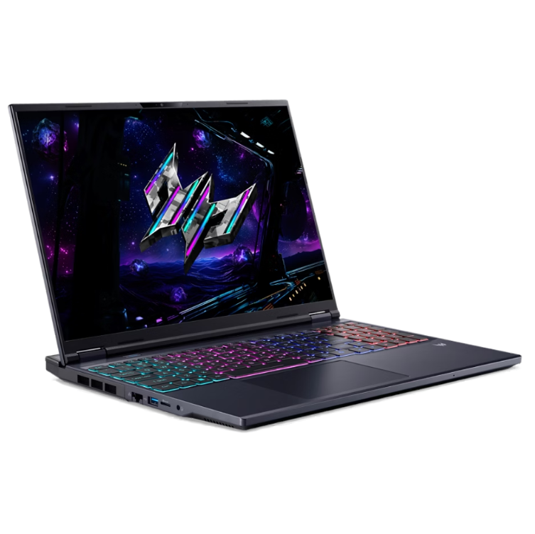 Acer Predator Helios Neo 16 AI Gaming Laptop, 16" OLED 240Hz Display, Intel Core Ultra 9 275HX, 64GB RAM, 2TB SSD, NVIDIA GeForce RTX 5070 Ti 12GB, ENG K/B, Win11, Black