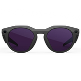 Oakley Meta HSTN Ai Glasses in Black / Clear to Amethyst Transitions