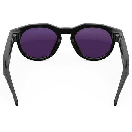 Oakley Meta HSTN Ai Glasses in Black / Clear to Amethyst Transitions, view 3
