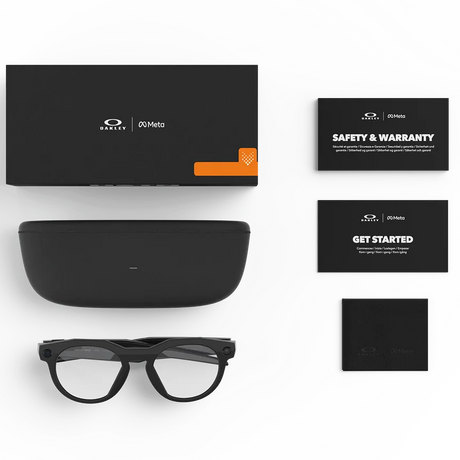 Oakley Meta HSTN Ai Glasses in Black / Clear, view 5