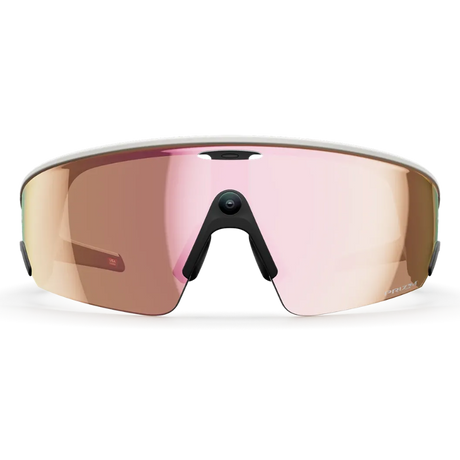 Oakley Meta Vanguard AI Glasses in White | Prizm Rose Gold, view 3