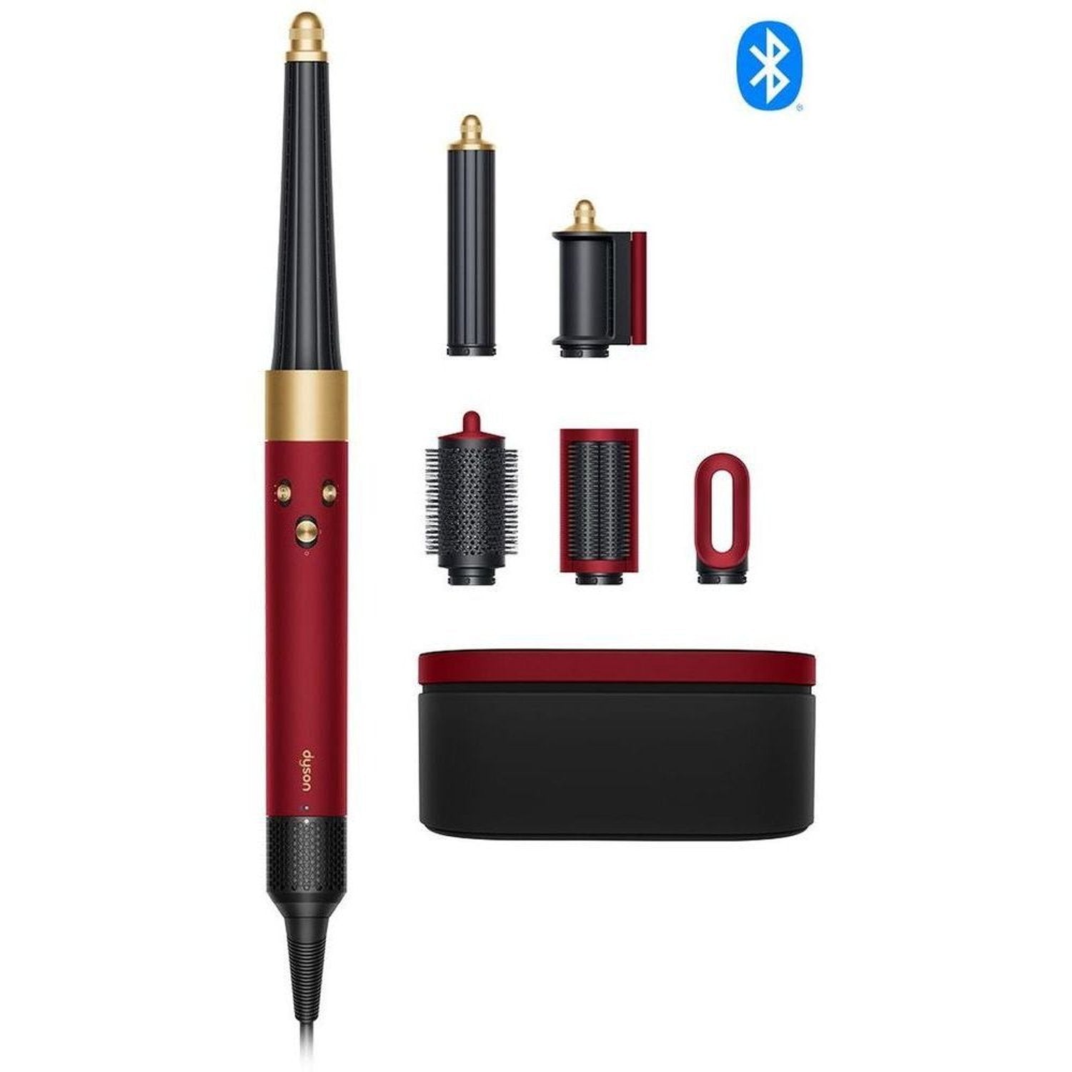 Dyson Airwrap i.d.™ multi-styler and dryer Straight+Wavy (Red Velvet/Gold)