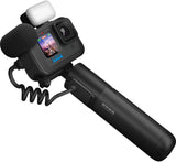 Detailed side view of the GoPro HERO 12 Black Creator Edition highlighting the USB-C port and microphone input