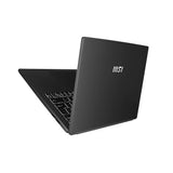MSI Modern 14 C12MO Laptop, 14" FHD IPS Display, Intel Core i5-1235U Processor, 8GB RAM, 512GB SSD, Intel UHD Graphics, English-Arabic Keyboard, Windows 11 Home, Classic Black
