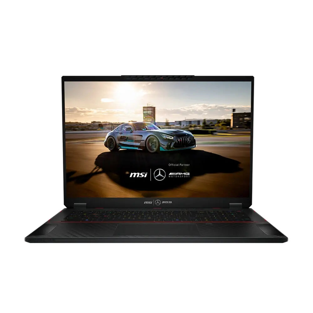 MSI Stealth 18 Mercedes-AMG Motorsport Gaming Laptop, 18" UHD+ 120Hz, Intel Core Ultra 9-185H, 32GB DDR5, 2TB SSD, NVIDIA GeForce RTX 4080 12GB, RGB Backlit ENG-ARB K/B, Win11, Midnight Black
